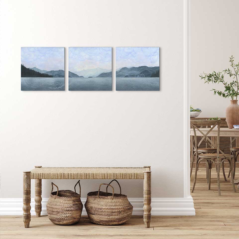 Bound - 3-Piece Canvas Print by Emily Scott | Art Bloom Canvas Art