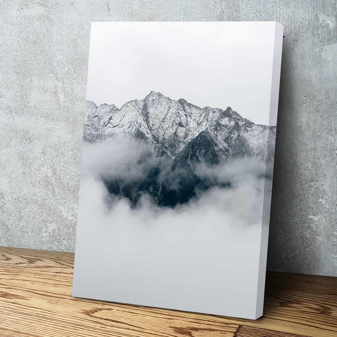 From the Clouds - Snowy Mountain Art by Erberhard Grossgasteiger | Art ...