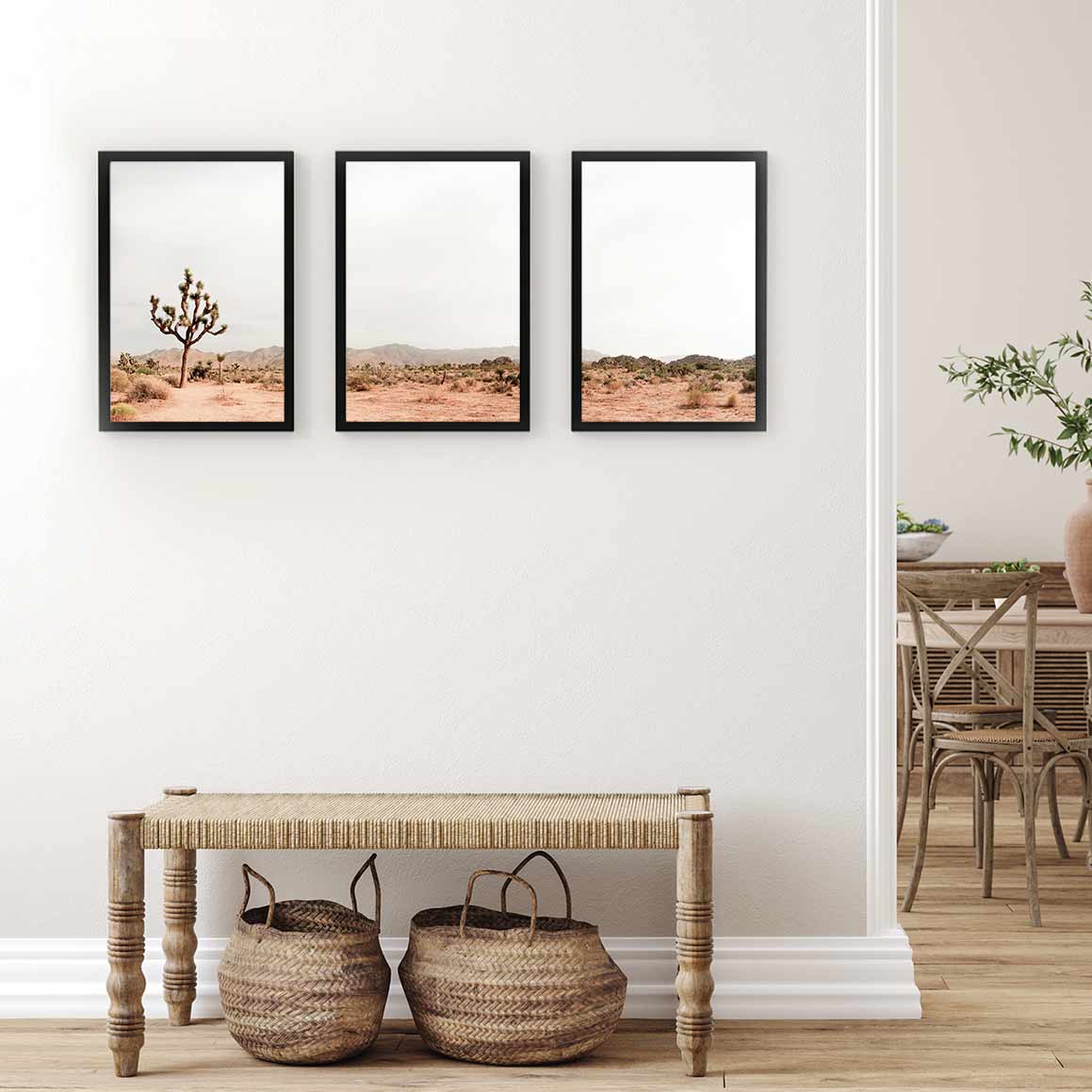 Joshua Tree - 3-Piece Canvas Print by Ysbrand Cosijn | Art Bloom Canvas Art