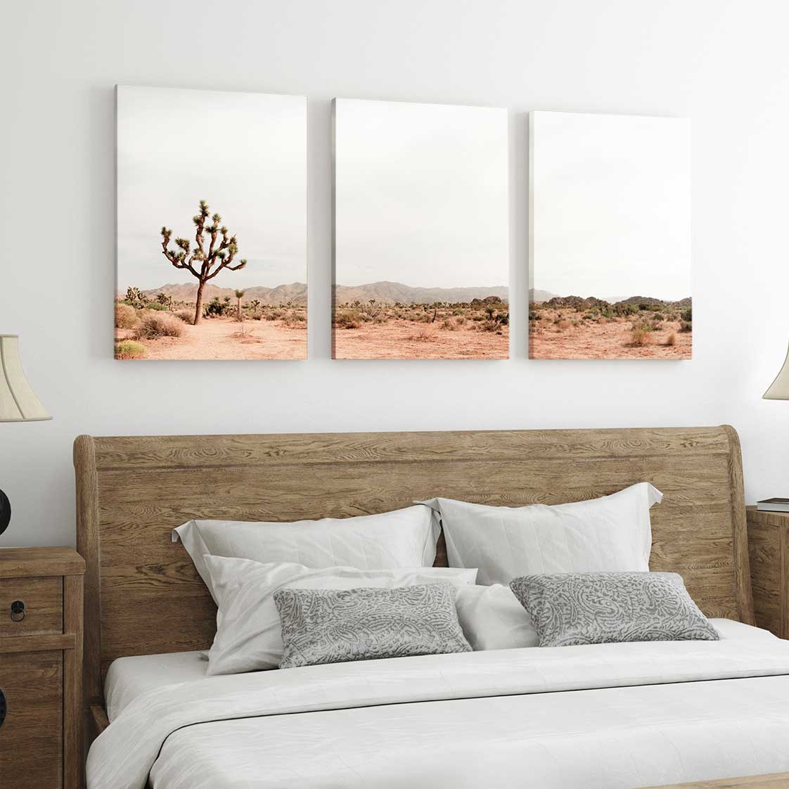 Joshua Tree | 3-Piece Canvas Wall Art - Bloom Prints